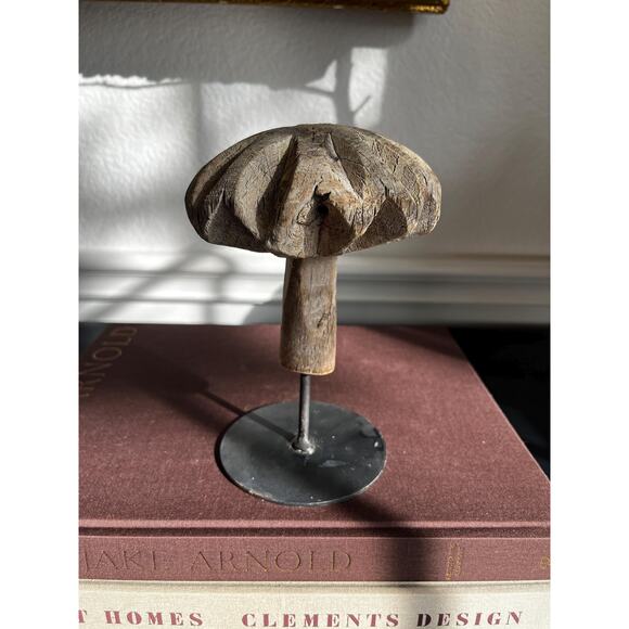 Vintage Wooden Spice Grinder on Stand - Picture 5 of 6